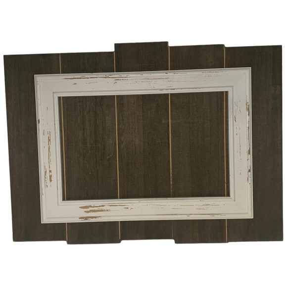 Hobby Lobby Accents Hobby Lobby Wooden Panel With White Trim Frame 875 X 14 X 75 Woodpile